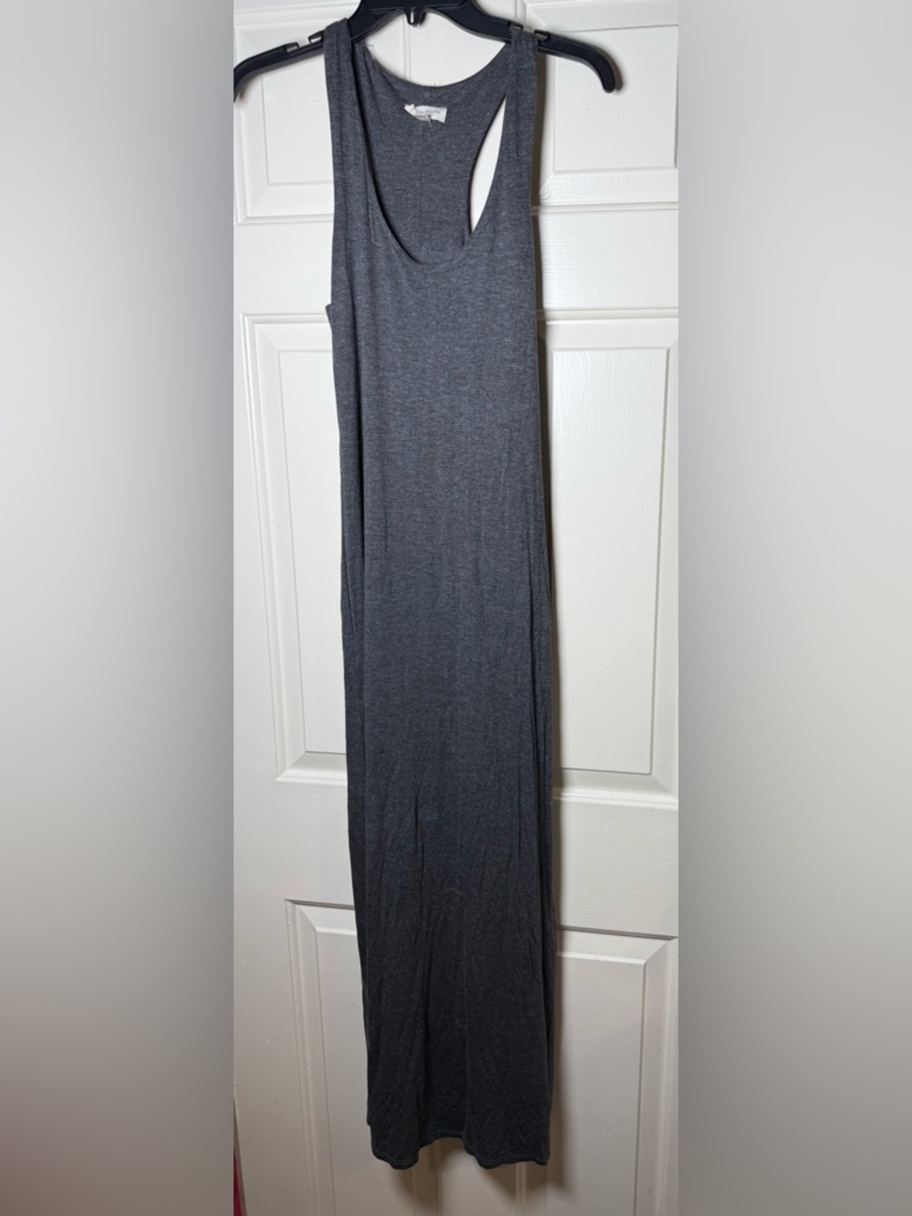 See You Monday Charcoal Sleeveless Maxi Tank Dress‎